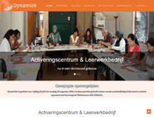 Tablet Screenshot of dynamiek-tiel.nl